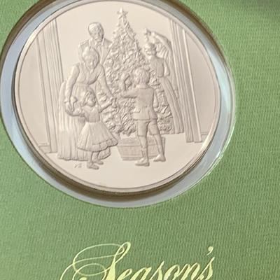 Large Vintage Lot - Franklin Mint Christmas Coins