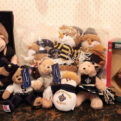 Lot #85 New Orleans Saints - toy/plush lot