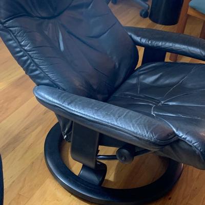 Ekornes Stressless Recliner Chair & Ottoman