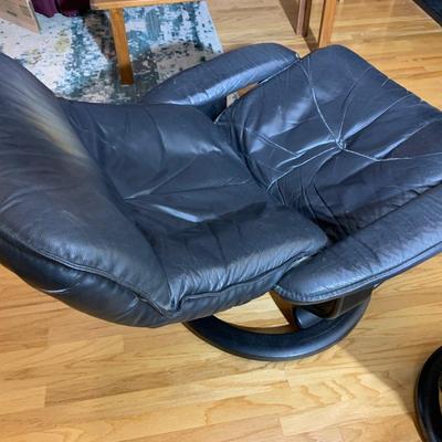 Ekornes Stressless Recliner Chair & Ottoman