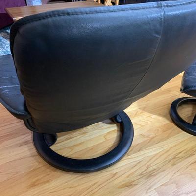 Ekornes Stressless Recliner Chair & Ottoman