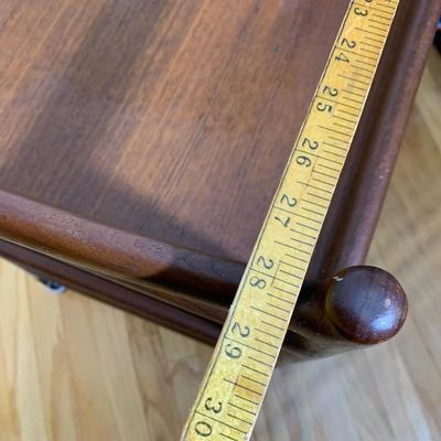 MCM Teak Tea Cart - Danish Modern w/ Denmark Label