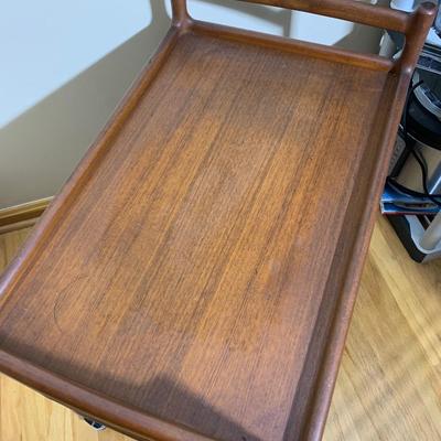 MCM Teak Tea Cart - Danish Modern w/ Denmark Label
