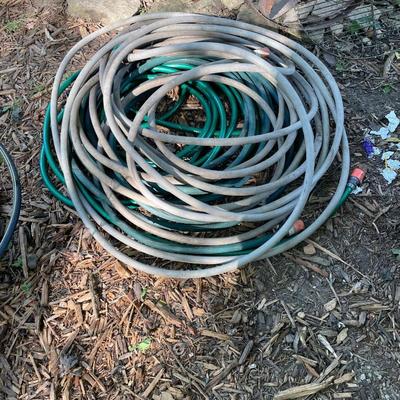 Pile of garden hose