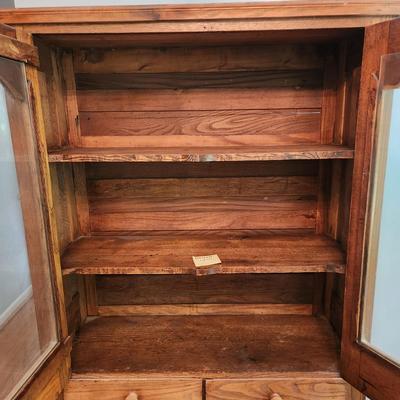 Vintage Solid Wood Cabinet Cupboard 39x14x71
