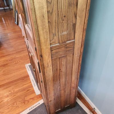 Vintage Solid Wood Cabinet Cupboard 39x14x71