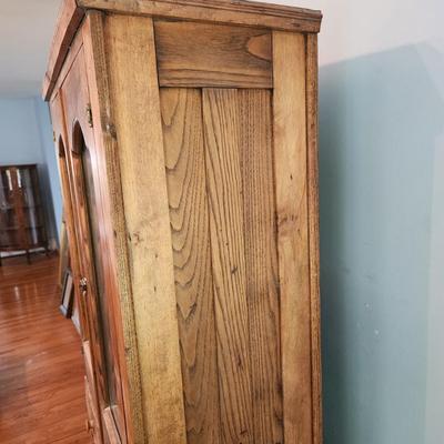 Vintage Solid Wood Cabinet Cupboard 39x14x71