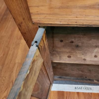 Vintage Solid Wood Cabinet Cupboard 39x14x71