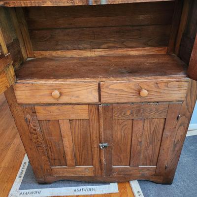 Vintage Solid Wood Cabinet Cupboard 39x14x71