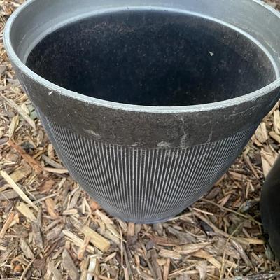 Fancy plastic pots
