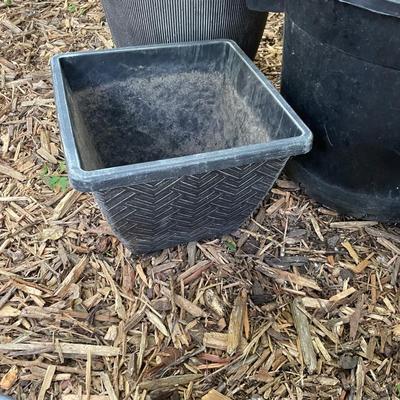 Fancy plastic pots