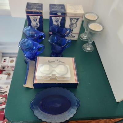 Avon Fostoria Mount Vernon Glassware Lot 10 Pieces