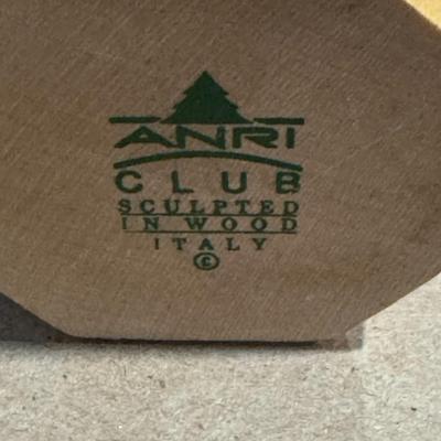 Anri Sculpted piece. Made in Italy