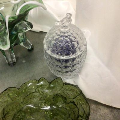 Colored Glass Lot