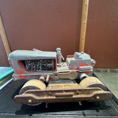 Vintage Hubley toy tractor