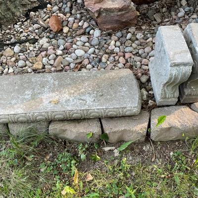 Concrete bench