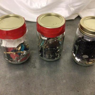 Three Jewelry Jars Lot