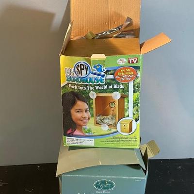 Solar Lights and Bird House