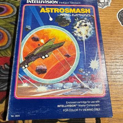 1981 Intellivision Astrosmash Video game