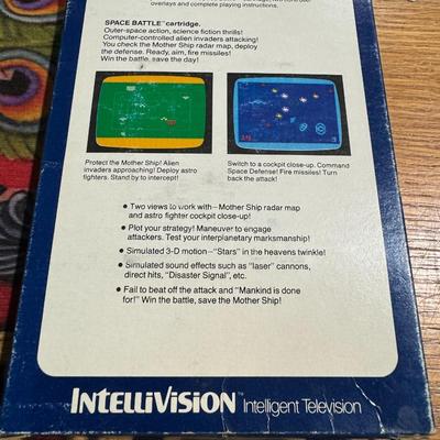 1981 Intellivision Space Battle video Game
