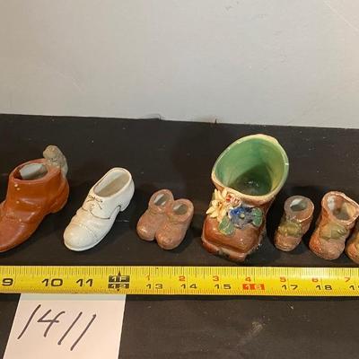 Vintage Ceramic Shoe Collection