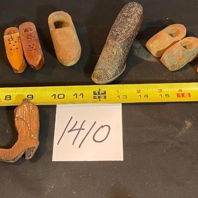 Vintage Wooden Shoe Collection