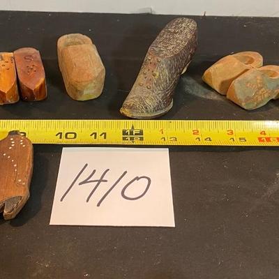 Vintage Wooden Shoe Collection