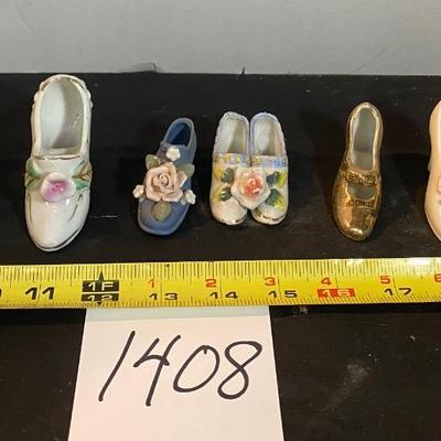 Vintage Ceramic Shoe Collection