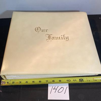 NIB Leather Bound Family Photo Album