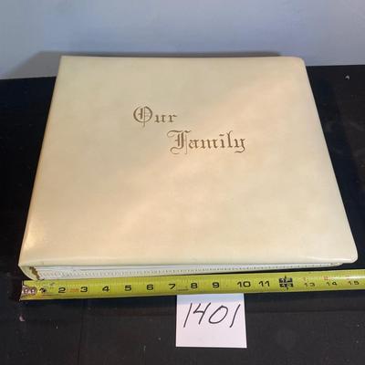 NIB Leather Bound Family Photo Album