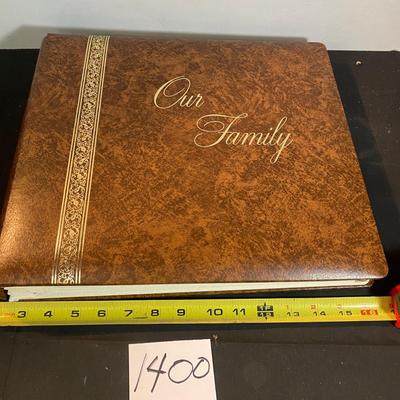 NIB Leather Bound Family Photo Album