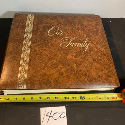 NIB Leather Bound Family Photo Album