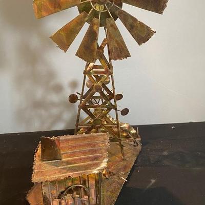 Windmill and Shack Decor