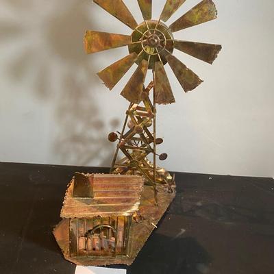 Windmill and Shack Decor