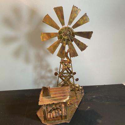 Windmill and Shack Decor