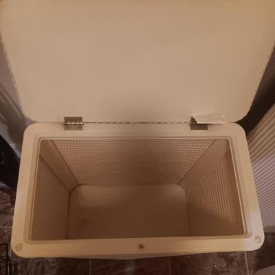 DIRT DEVIL POWER STICK, SWIFFER WET JET, CLOTHES HAMPER, IRON AND BOARD
