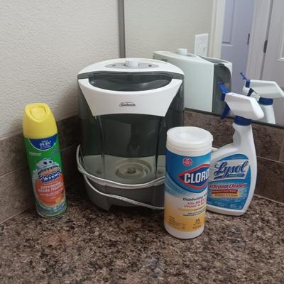BATHROOM DECOR, HUMIDIFIER AND CLEANERS
