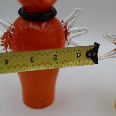 Pair of Vintage Kriff Design Glass Birds