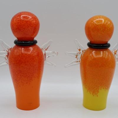 Pair of Vintage Kriff Design Glass Birds