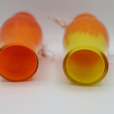 Pair of Vintage Kriff Design Glass Birds