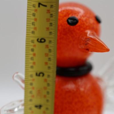 Pair of Vintage Kriff Design Glass Birds