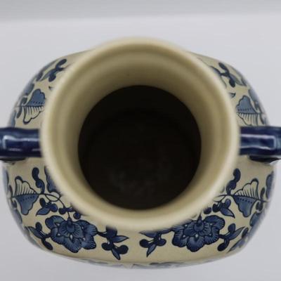 Antique Large Chinese #9 Hand Painted Moon Flask