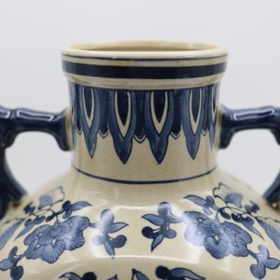 Antique Large Chinese #9 Hand Painted Moon Flask