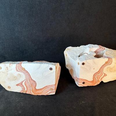 Lot 49.5. Large Sandstone Bookends