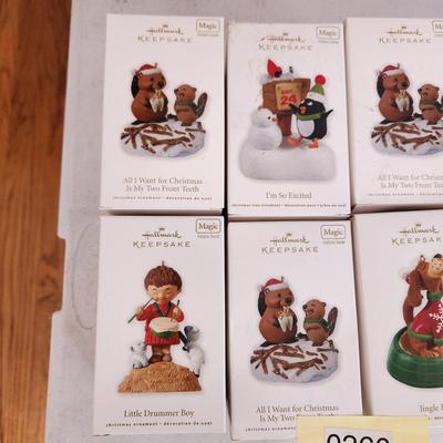 Lot of 9 Hallmark Keepsake Magic Christmas Tree ornaments