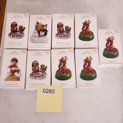 Lot of 9 Hallmark Keepsake Magic Christmas Tree ornaments