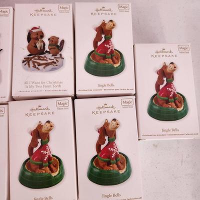 Lot of 9 Hallmark Keepsake Magic Christmas Tree ornaments