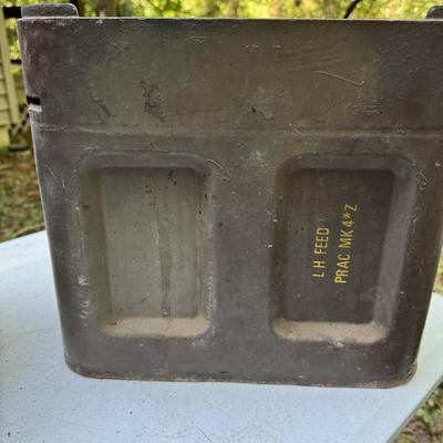 2 Empty Army Ammo Boxes