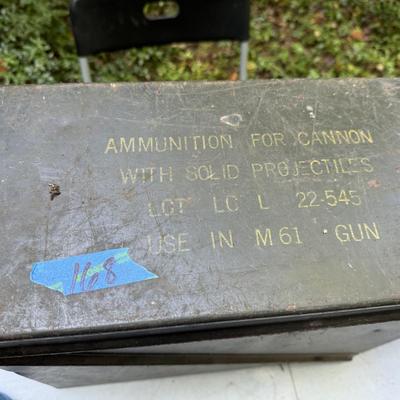2 Empty Army Ammo Boxes