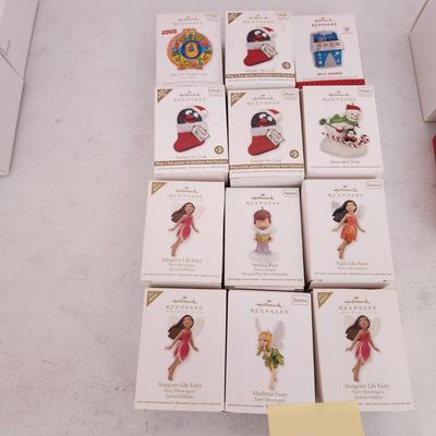 Lot of 12 Hallmark Keepsake Christmas Tree ornaments